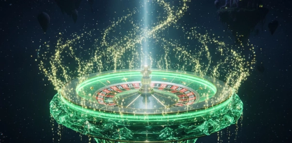 Bet4Star magical circular arena with green energy